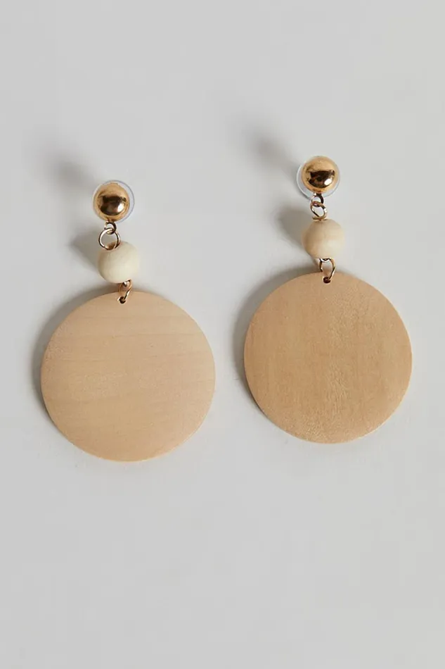 Jamie Earrings 8211 Oversized Drop Earrings In Natural Women Showpo Earrings