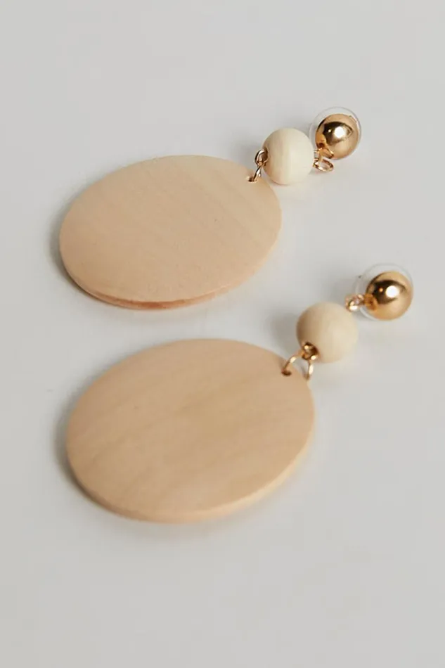 Jamie Earrings 8211 Oversized Drop Earrings In Natural Women Showpo Earrings