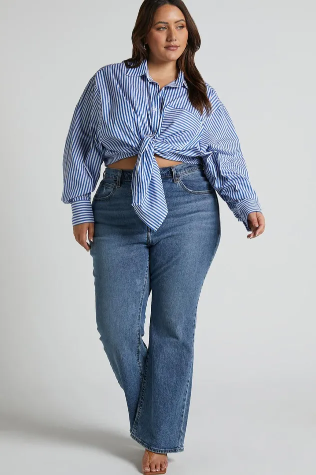 Jaycey Shirt 8211 Long Sleeve Pocket Detail Shirt In Navy Stripe Women Showpo Modest Clothing Jaycey Shirt 8211 Long Sleeve Pocket Detail Shirt In Navy Stripe Women Showpo Modest Clothing