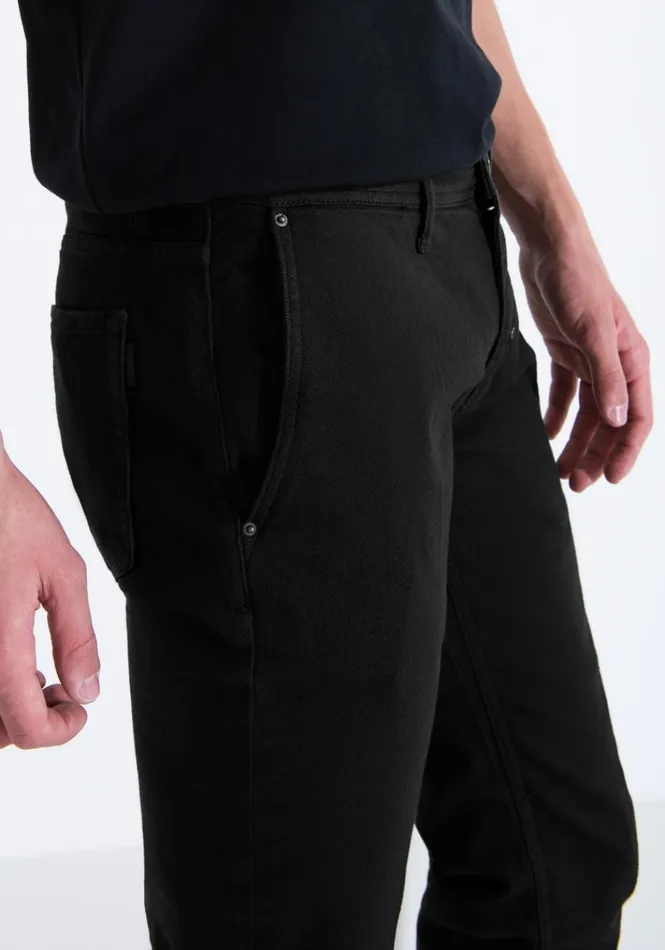 Jeans Men Antony Morato Mason Skinny Fit Jeans In Black Coloured Denim Black