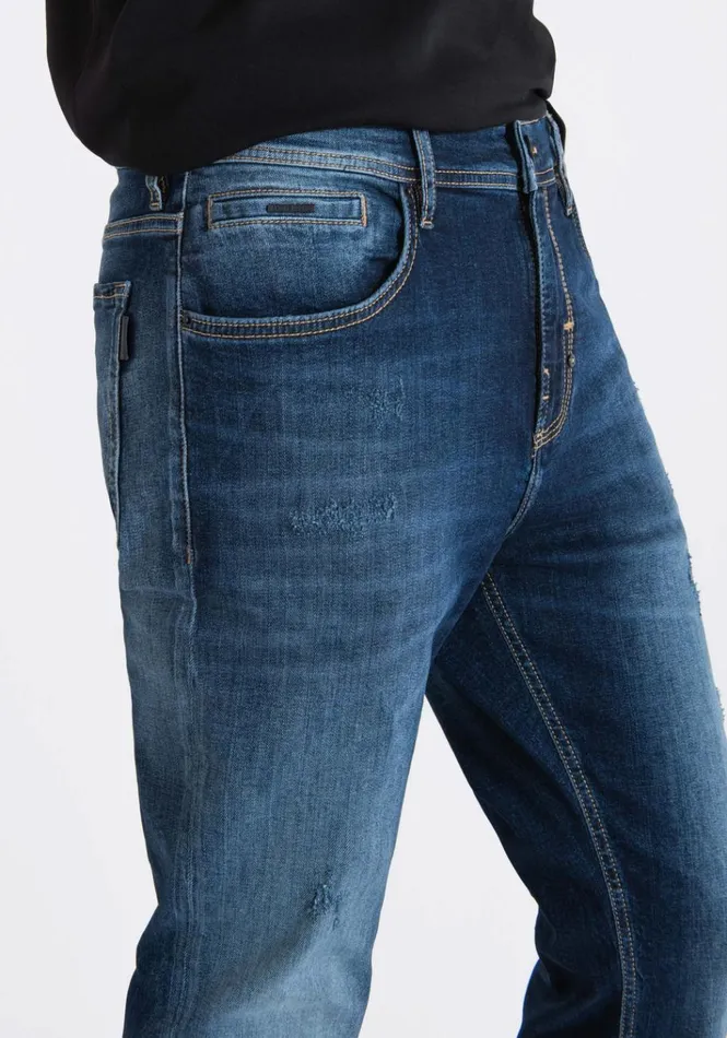 Jeans Men Antony Morato Skinny Cropped Fit 034Karl034 Jeans In Blue Denim Light Blue