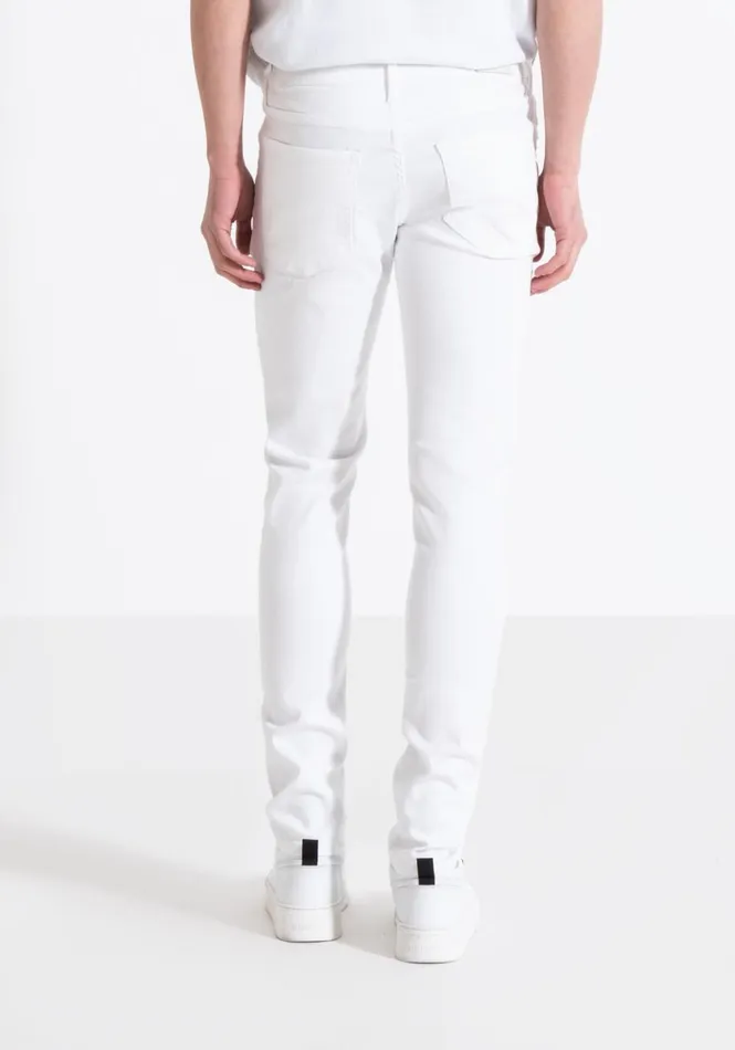 Jeans Men Antony Morato Tapered Fit 034Ozzy034 Jeans In Power Stretch Denim White