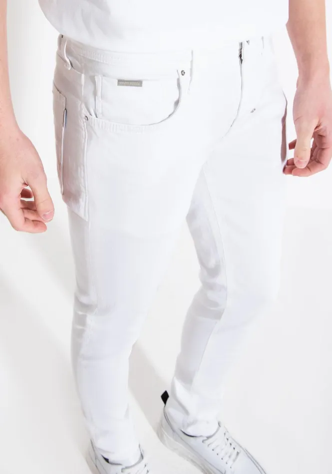 Jeans Men Antony Morato Tapered Fit 034Ozzy034 Jeans In Power Stretch Denim White