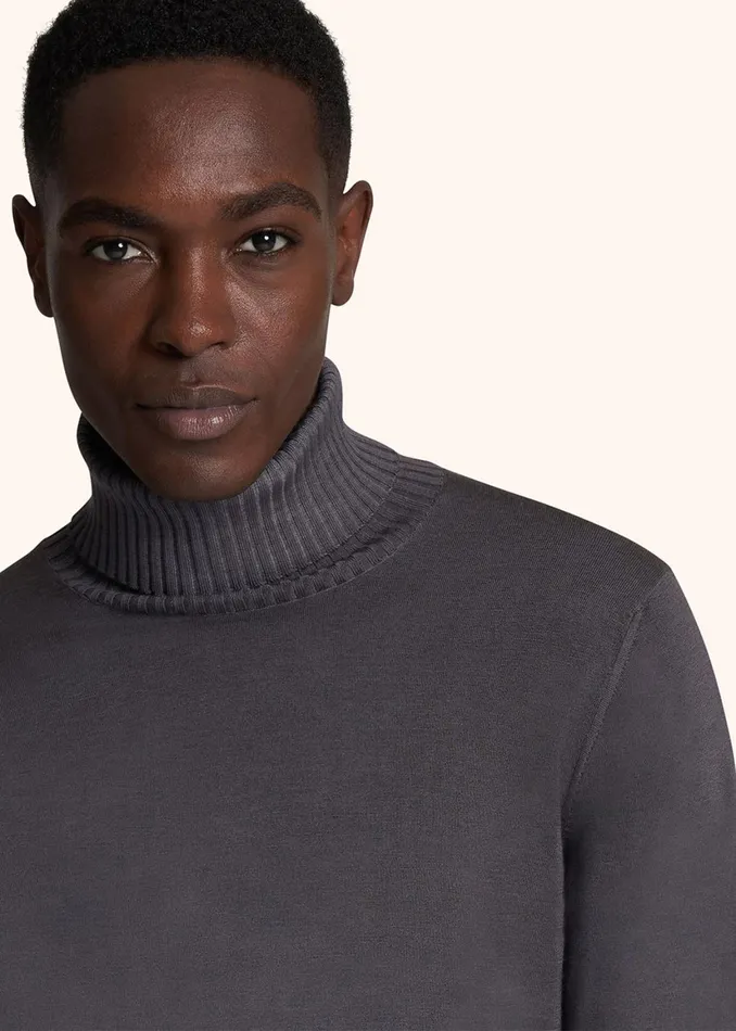 JERSEY HIGH NECK CASHMERE Men Kiton Knitwear JERSEY HIGH NECK CASHMERE Men Kiton Knitwear