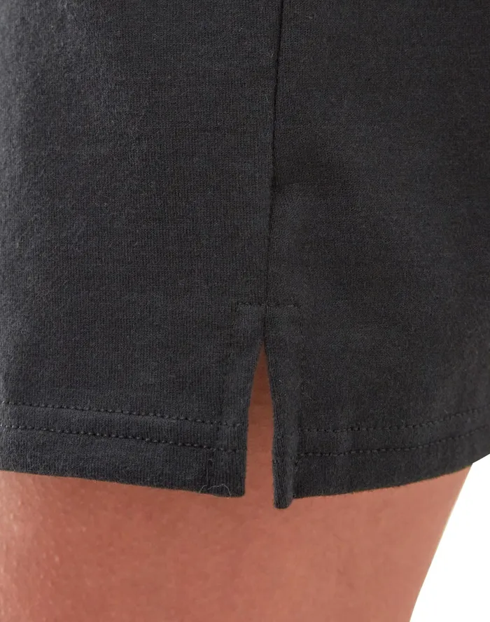 Jersey Shorts C Logo 75034 Plus Size Black Women Champion Shorts