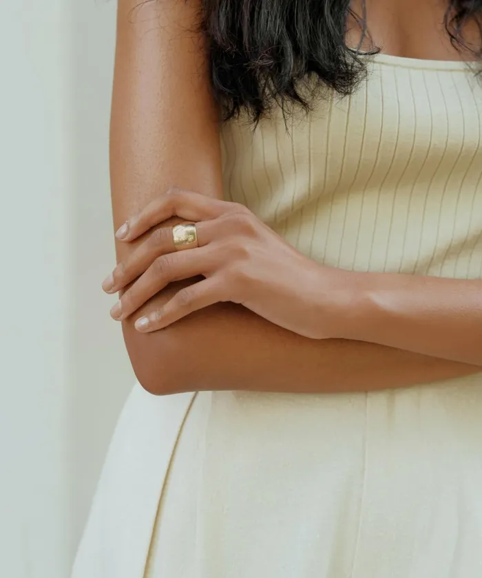 Jewelry Women Jenni Kayne Campbell Cigar Band Gold