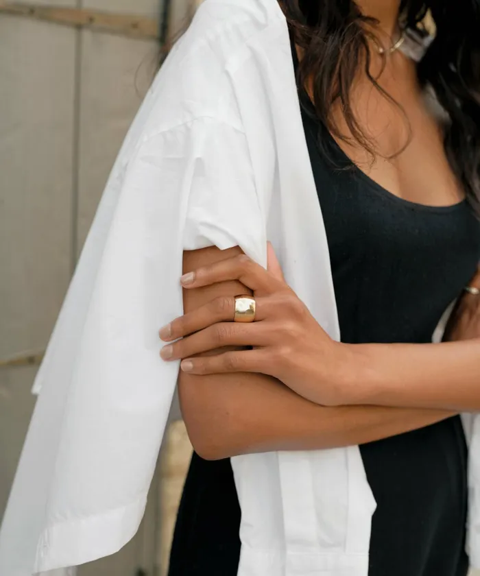 Jewelry Women Jenni Kayne Campbell Cigar Band Gold