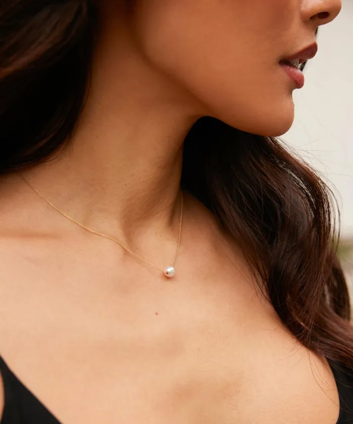 Jewelry Women Jenni Kayne Philo Pearl Necklace Gold