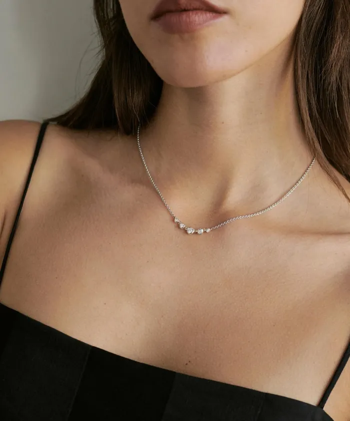 Jewelry Women Jenni Kayne Violette Diamond Necklace White Gold