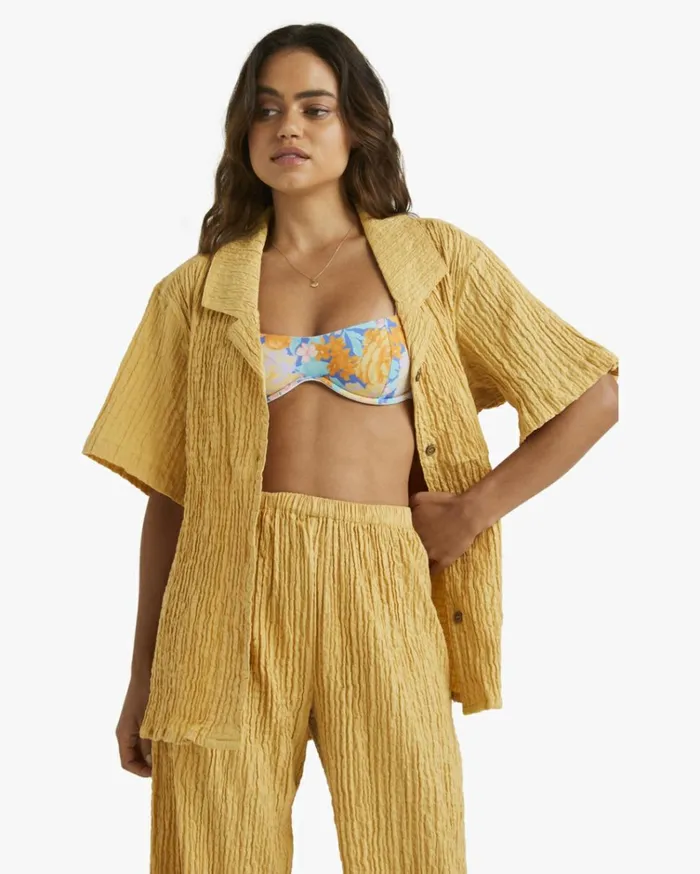 Julia Shirt Woven Shirt Citrus Women Billabong Tops