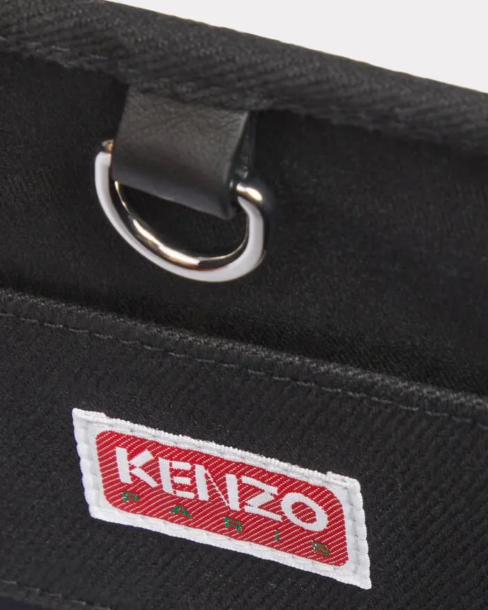 Kenzo Bags MenWomen Utility039 Small Tote Bag In Canvas Black