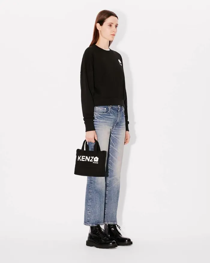 Kenzo Bags MenWomen Utility039 Small Tote Bag In Canvas Black