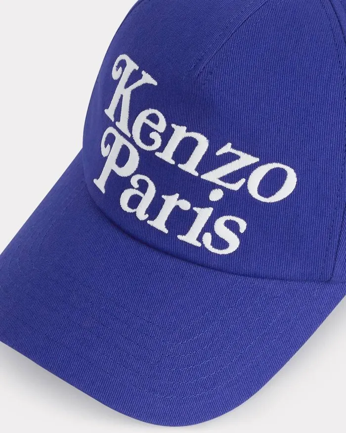 Kenzo Caps And Hats MenWomen Utility039 Cotton Cap Deep Sea Blue
