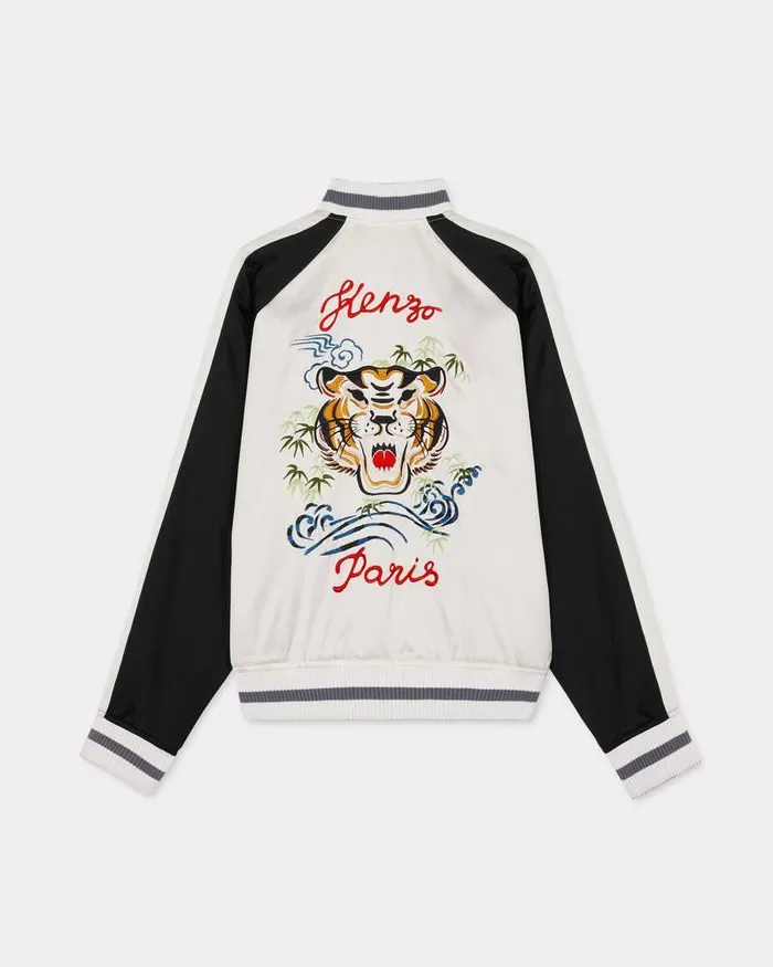 Kenzo Jackets And Coats MenWomen Elephant039 Reversible Embroidered Genderless Jacket Black