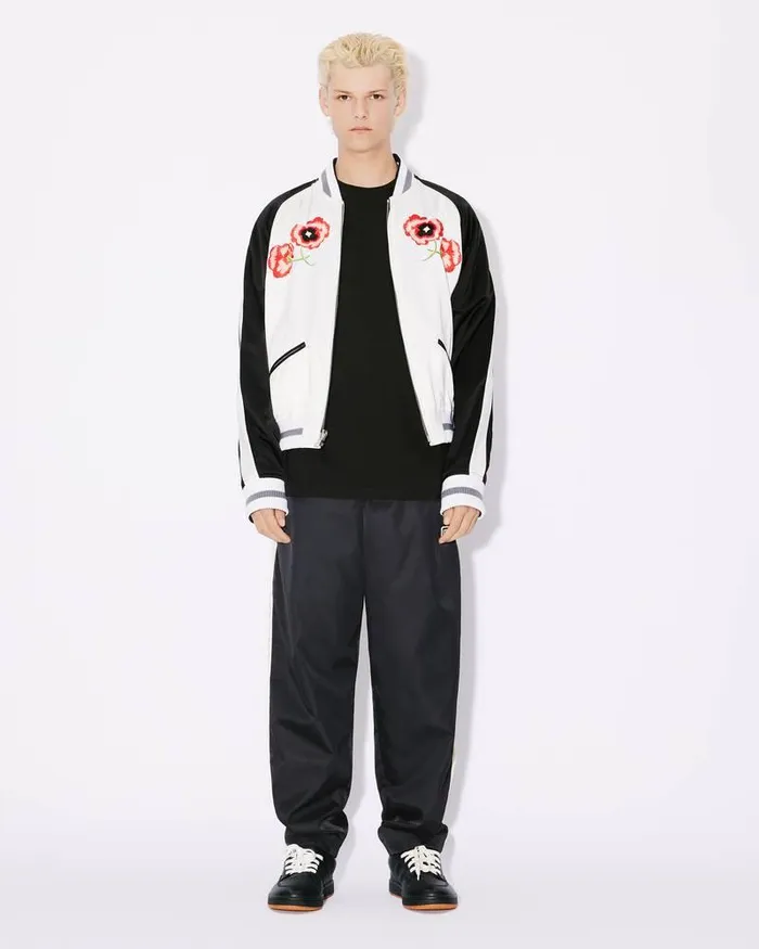 Kenzo Jackets And Coats MenWomen Elephant039 Reversible Embroidered Genderless Jacket Black