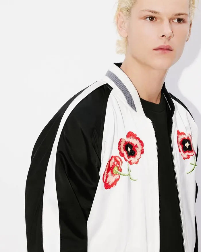 Kenzo Jackets And Coats MenWomen Elephant039 Reversible Embroidered Genderless Jacket Black