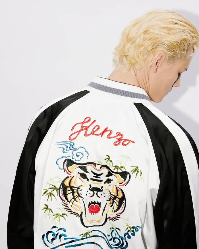 Kenzo Jackets And Coats MenWomen Elephant039 Reversible Embroidered Genderless Jacket Black