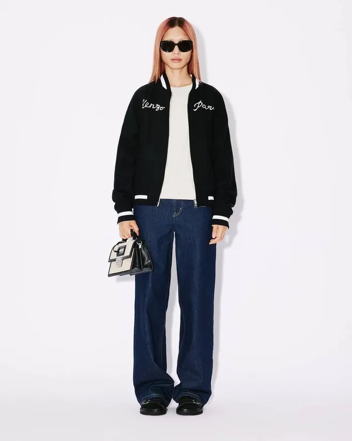 Kenzo Jackets And Coats MenWomen Elephant039 Reversible Embroidered Genderless Jacket Black