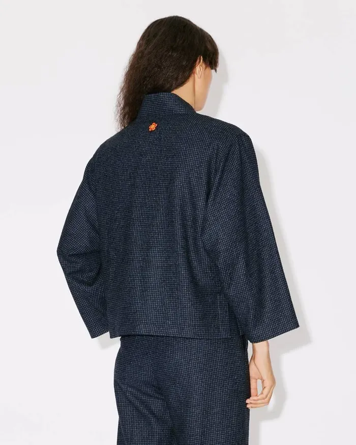 Kenzo Jackets And Coats Women Kimono Jacket Midnight Blue