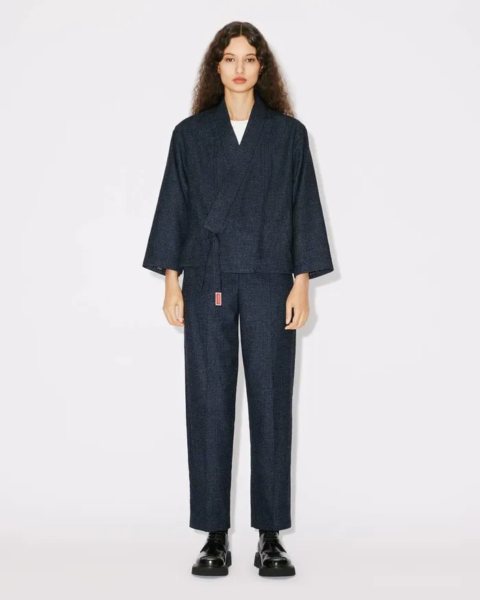 Kenzo Jackets And Coats Women Kimono Jacket Midnight Blue