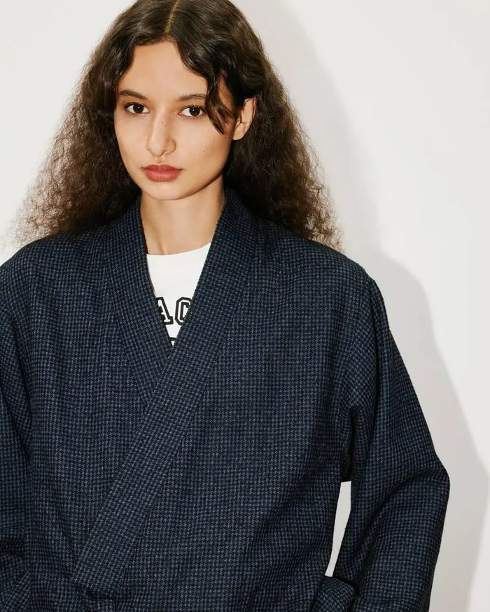 Kenzo Jackets And Coats Women Kimono Jacket Midnight Blue