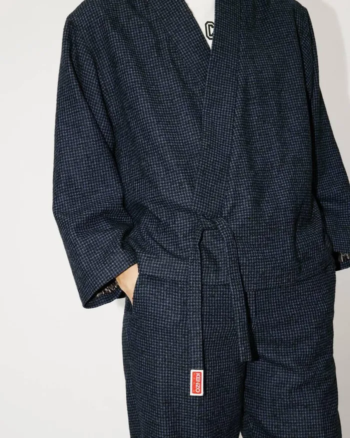 Kenzo Jackets And Coats Women Kimono Jacket Midnight Blue