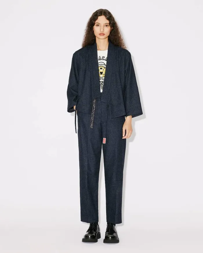 Kenzo Jackets And Coats Women Kimono Jacket Midnight Blue