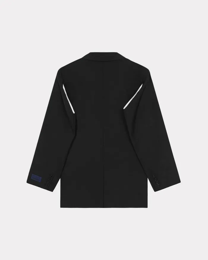 Kenzo Jackets And Coats Women Oversized Tailored Jacket Black