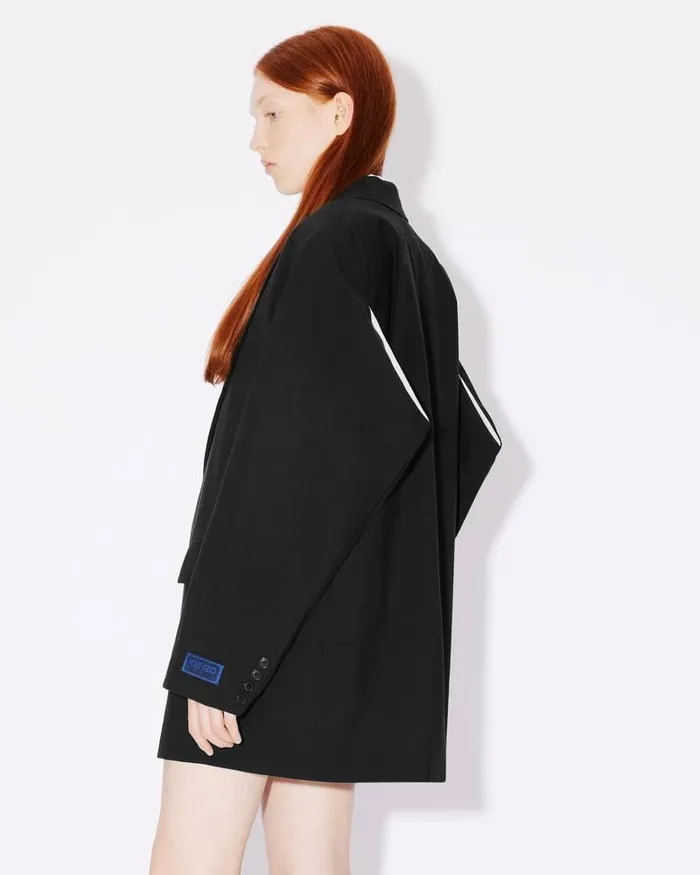 Kenzo Jackets And Coats Women Oversized Tailored Jacket Black