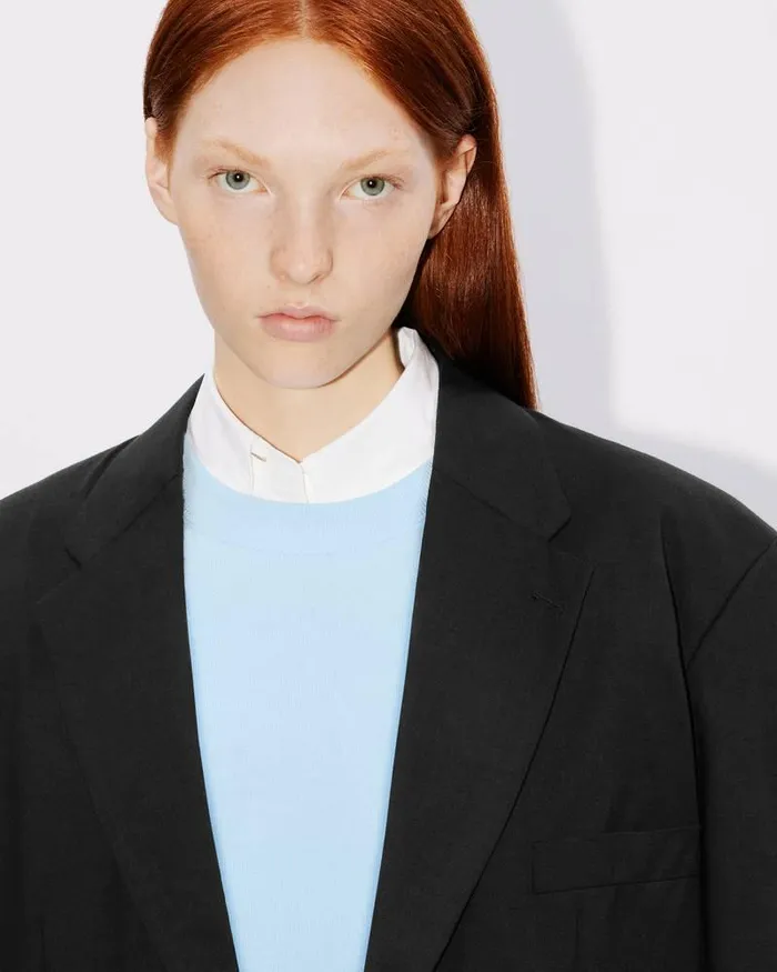 Kenzo Jackets And Coats Women Oversized Tailored Jacket Black