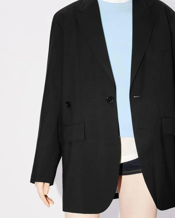 Kenzo Jackets And Coats Women Oversized Tailored Jacket Black
