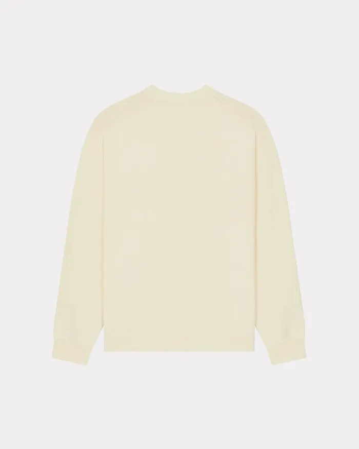 Kenzo Knitwear Men Boke Flower039 Jumper Off White