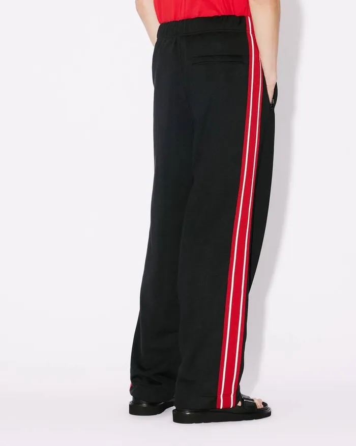 Kenzo Pants And Shorts Men 039Year Of The Dragon039 Embroidered Jogging Trousers Black