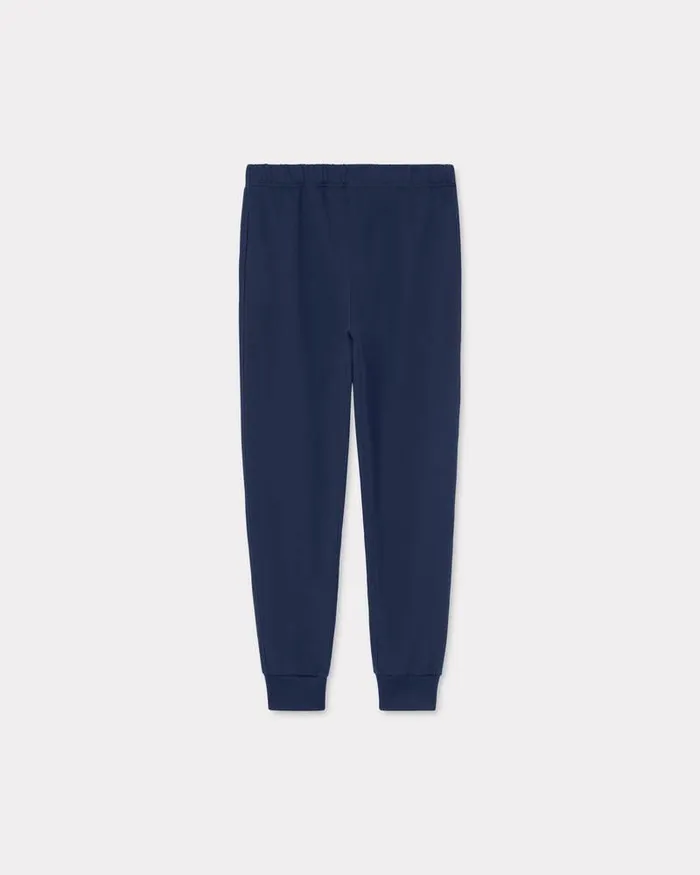 Kenzo Pants And Shorts Men Fruit Stickers039 Classic Jog Pant Midnight Blue