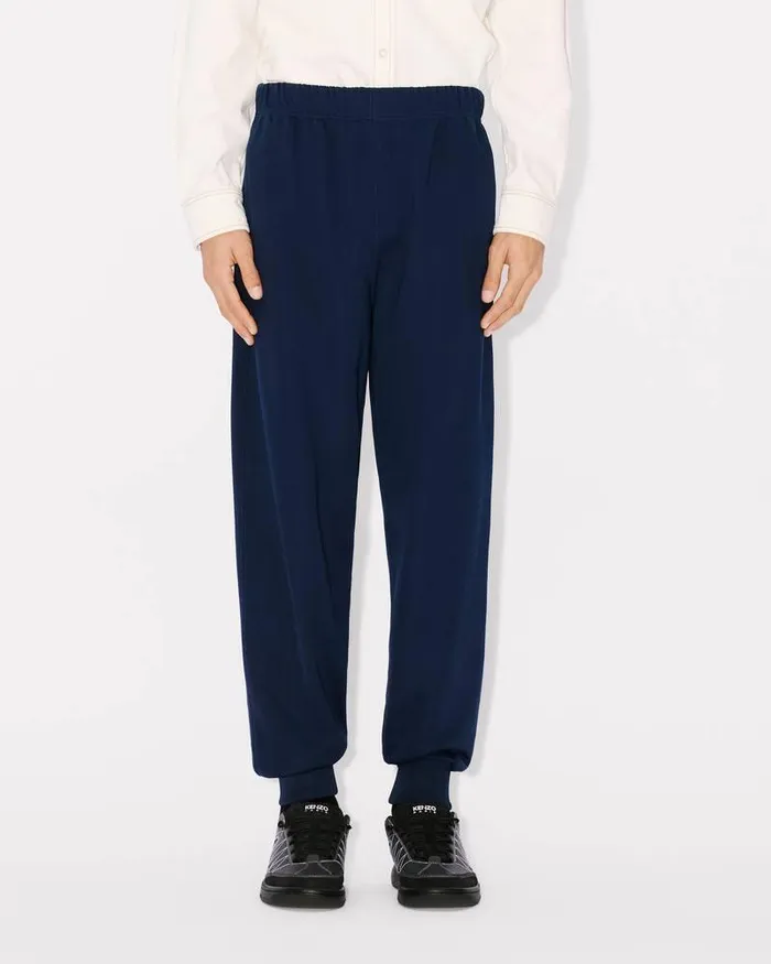 Kenzo Pants And Shorts Men Fruit Stickers039 Classic Jog Pant Midnight Blue