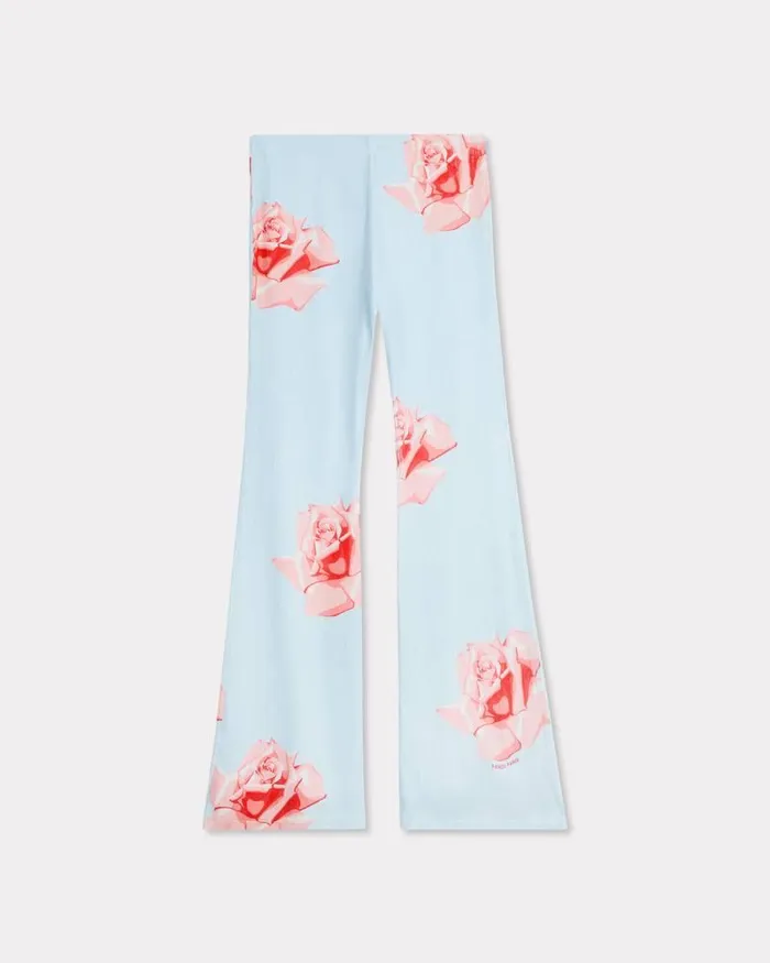 Kenzo Pants And Shorts Women Rose039 Pleated Pants Light Blue
