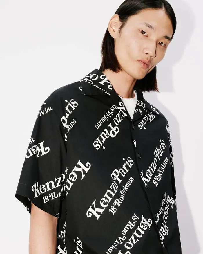 Kenzo Shirts Men By Verdy039 Boxy Shirt Black