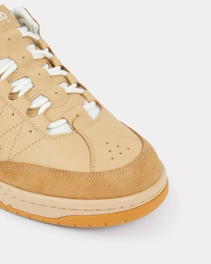 Kenzo Sneakers Men PXT Trainers For Men Dark Camel
