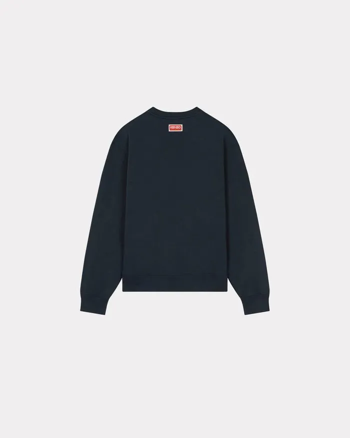 Kenzo Sweatshirts And Hoodies Men 039Boke Flower039 Sweatshirt Midnight Blue