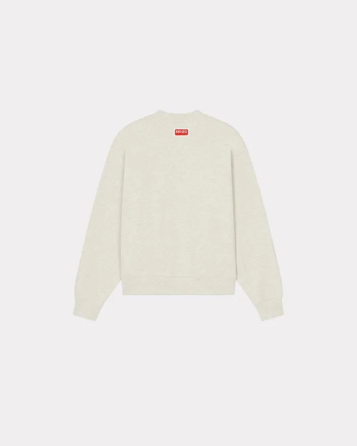 Kenzo Sweatshirts And Hoodies Men 039Boke Flower039 Sweatshirt Pale Grey