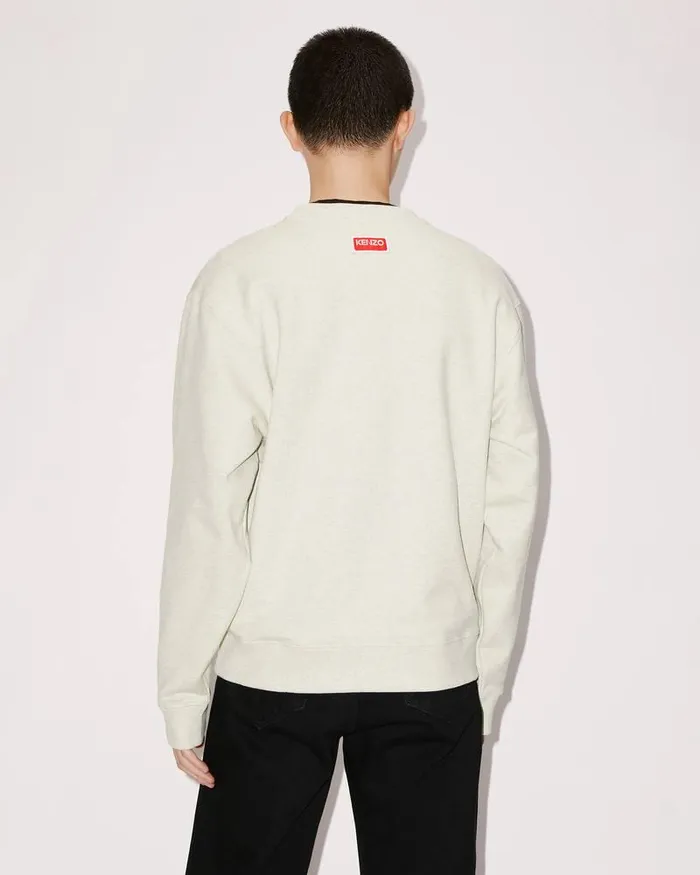 Kenzo Sweatshirts And Hoodies Men 039Boke Flower039 Sweatshirt Pale Grey