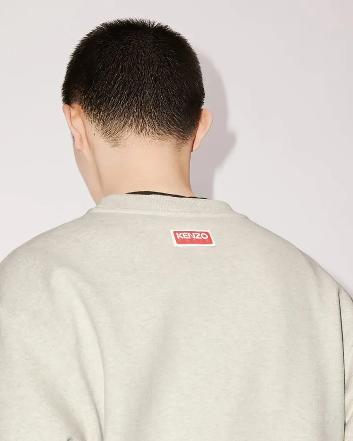 Kenzo Sweatshirts And Hoodies Men 039Boke Flower039 Sweatshirt Pale Grey