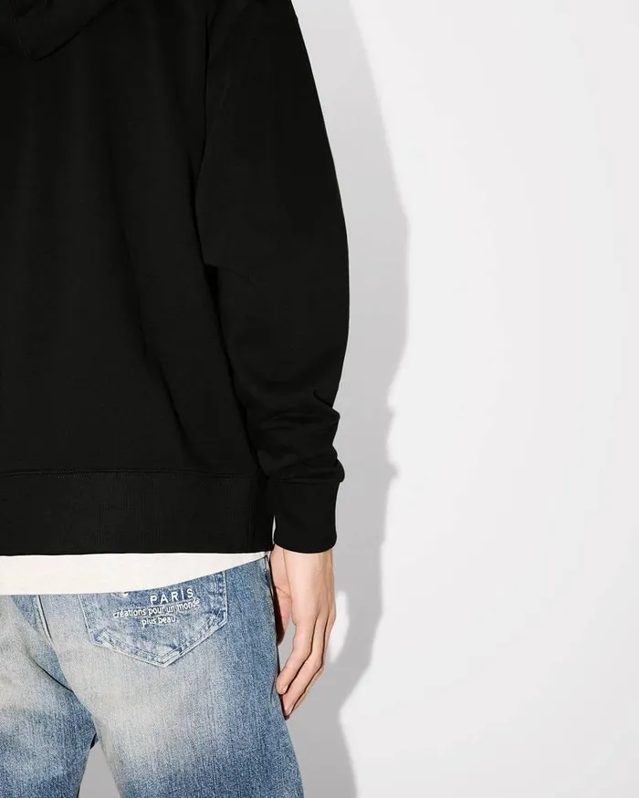 Kenzo Sweatshirts And Hoodies Men 039Lucky Tiger039 Embroidered Zipup Hoodie Black