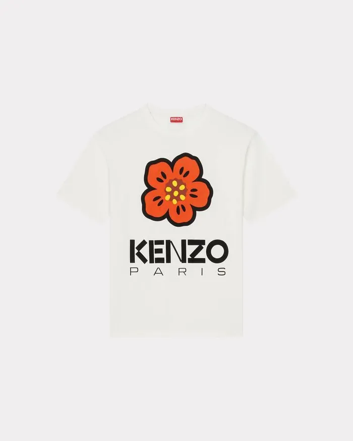 Kenzo TShirts And Polos Men 039Boke Flower039 Classic Tshirt White