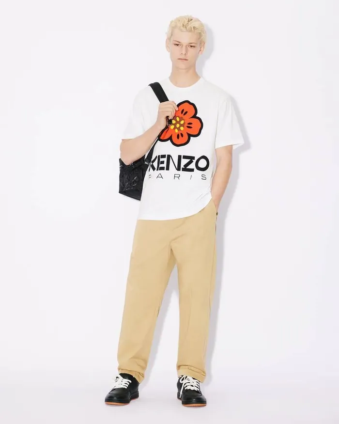 Kenzo TShirts And Polos Men 039Boke Flower039 Classic Tshirt White