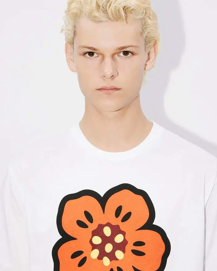 Kenzo TShirts And Polos Men 039Boke Flower039 Classic Tshirt White