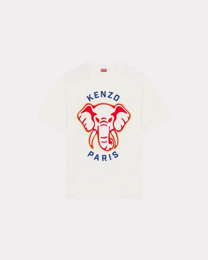 Kenzo TShirts And Polos Men Elephant039 Tshirt Off White