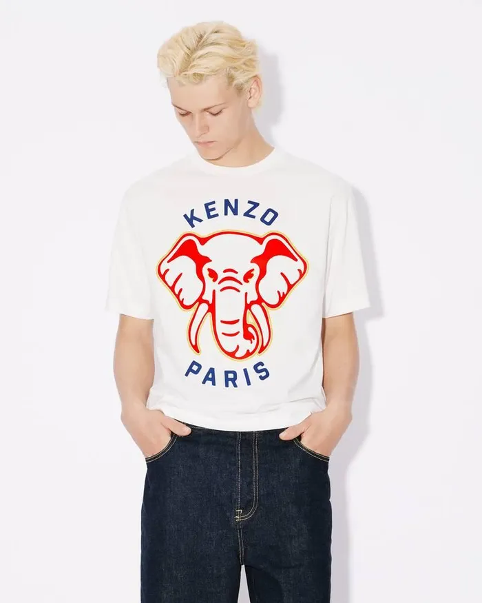 Kenzo TShirts And Polos Men Elephant039 Tshirt Off White