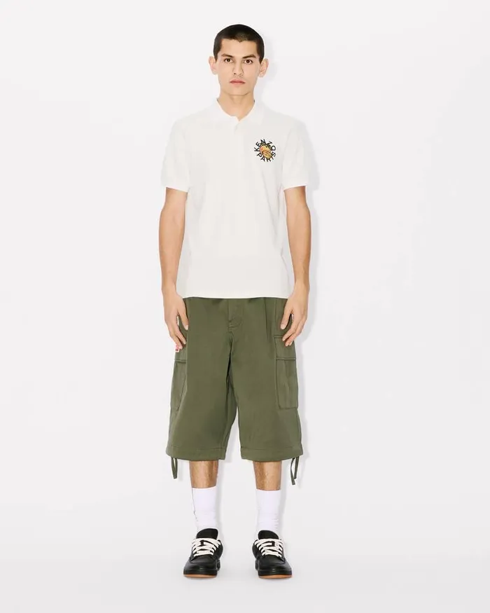 Kenzo TShirts And Polos Men Orange039 Slim Polo Off White