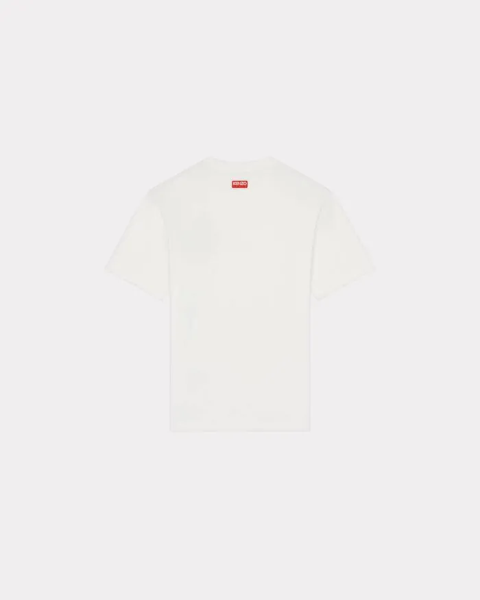 Kenzo TShirts And Polos Men Varsity Jungle039 Elephant Tshirt Off White